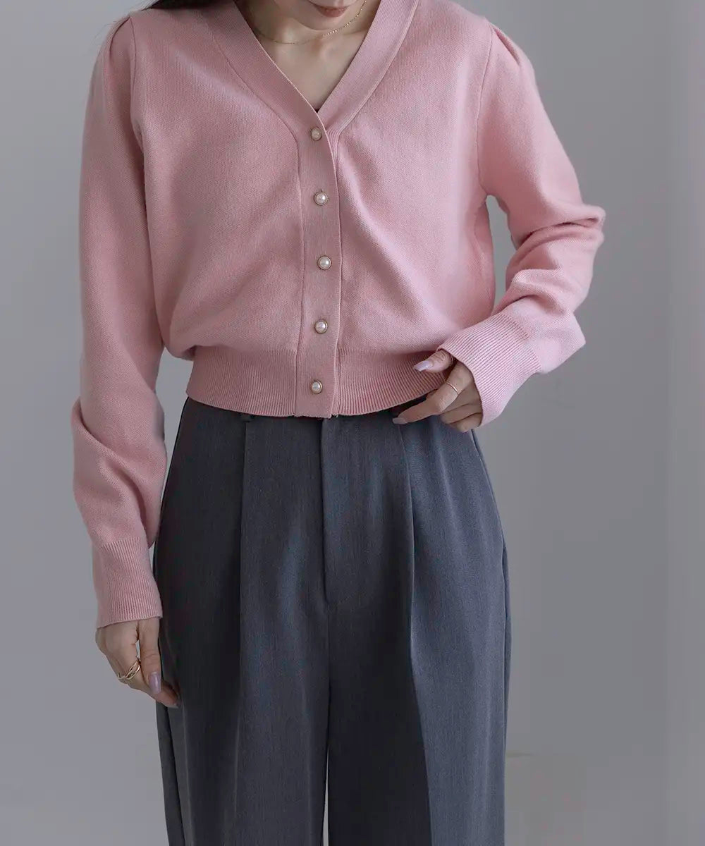 Tightly Vneck Cardigan