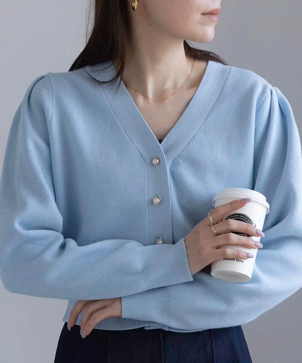 Tightly Vneck Cardigan