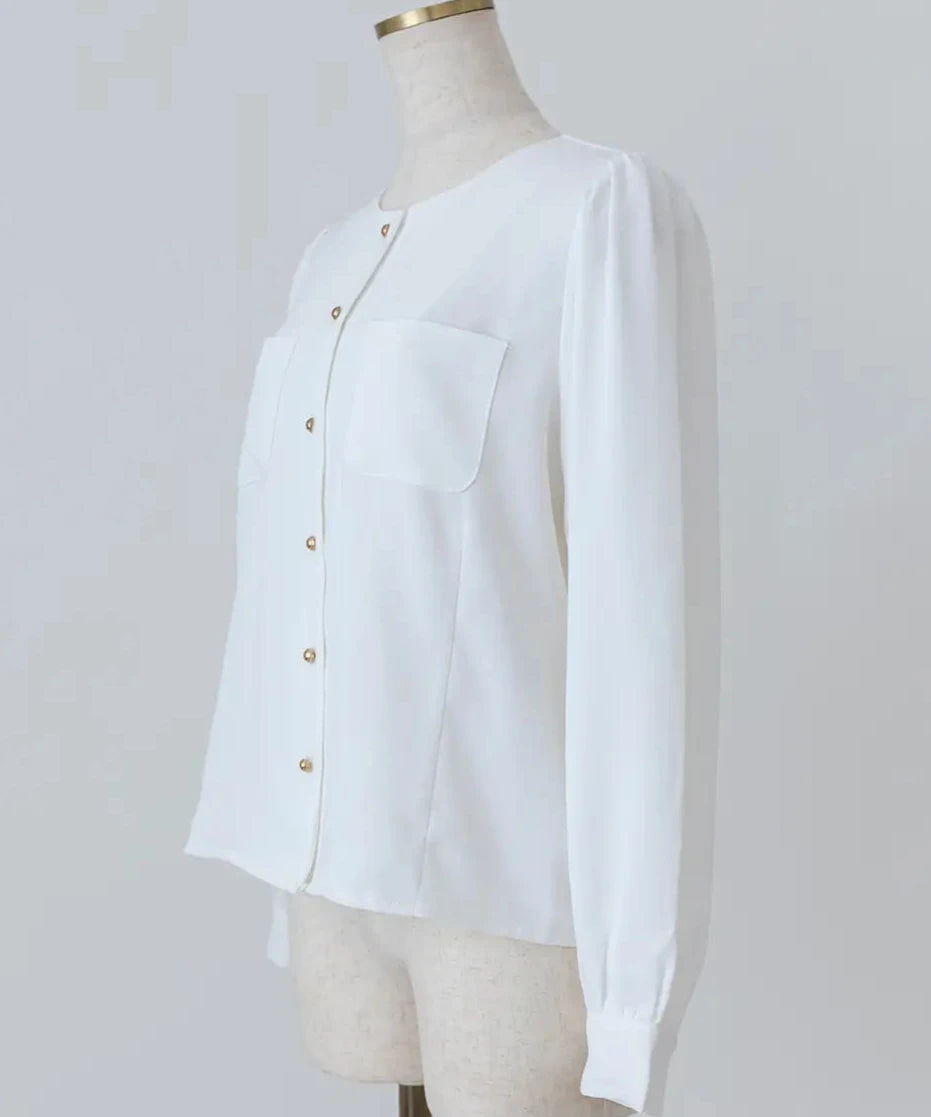 Chest Pocket Blouse