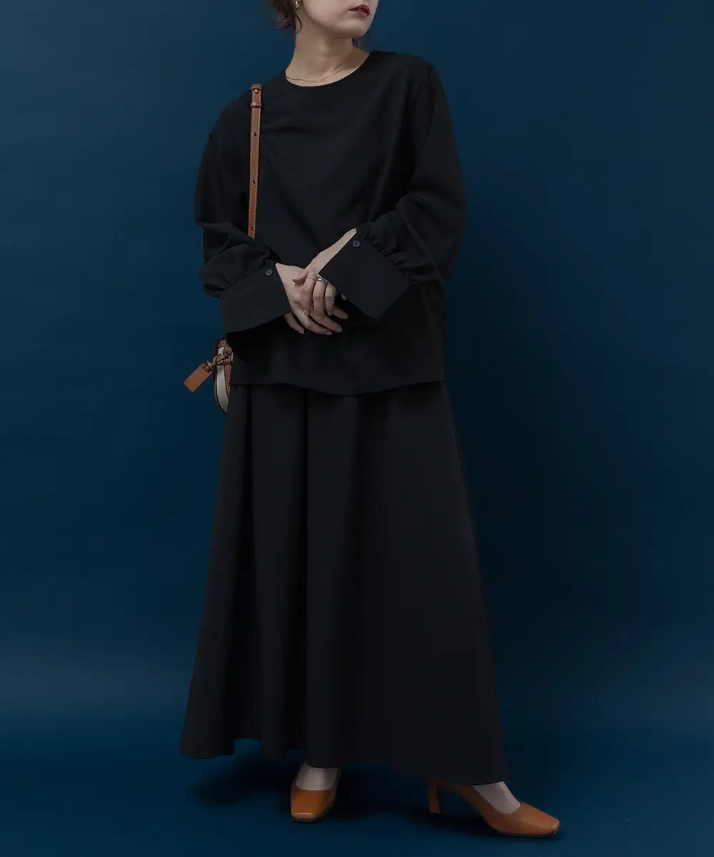 Gather Flare Skirt