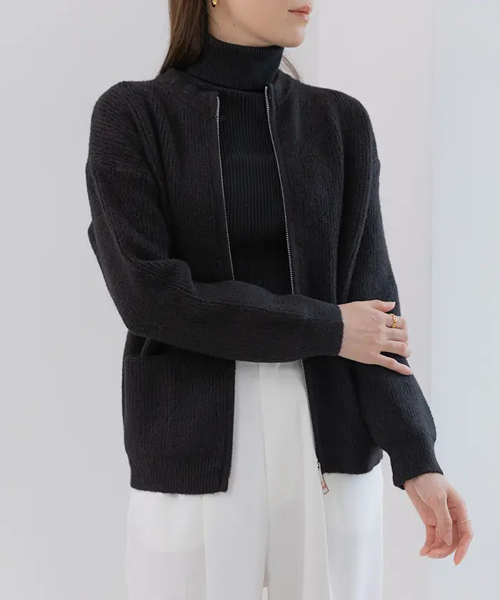 RoundZip KnitCardigan