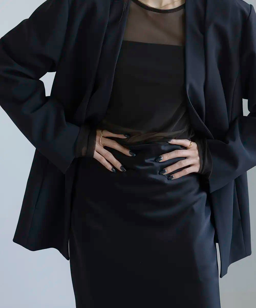 Nuance 2way Sheer Tops