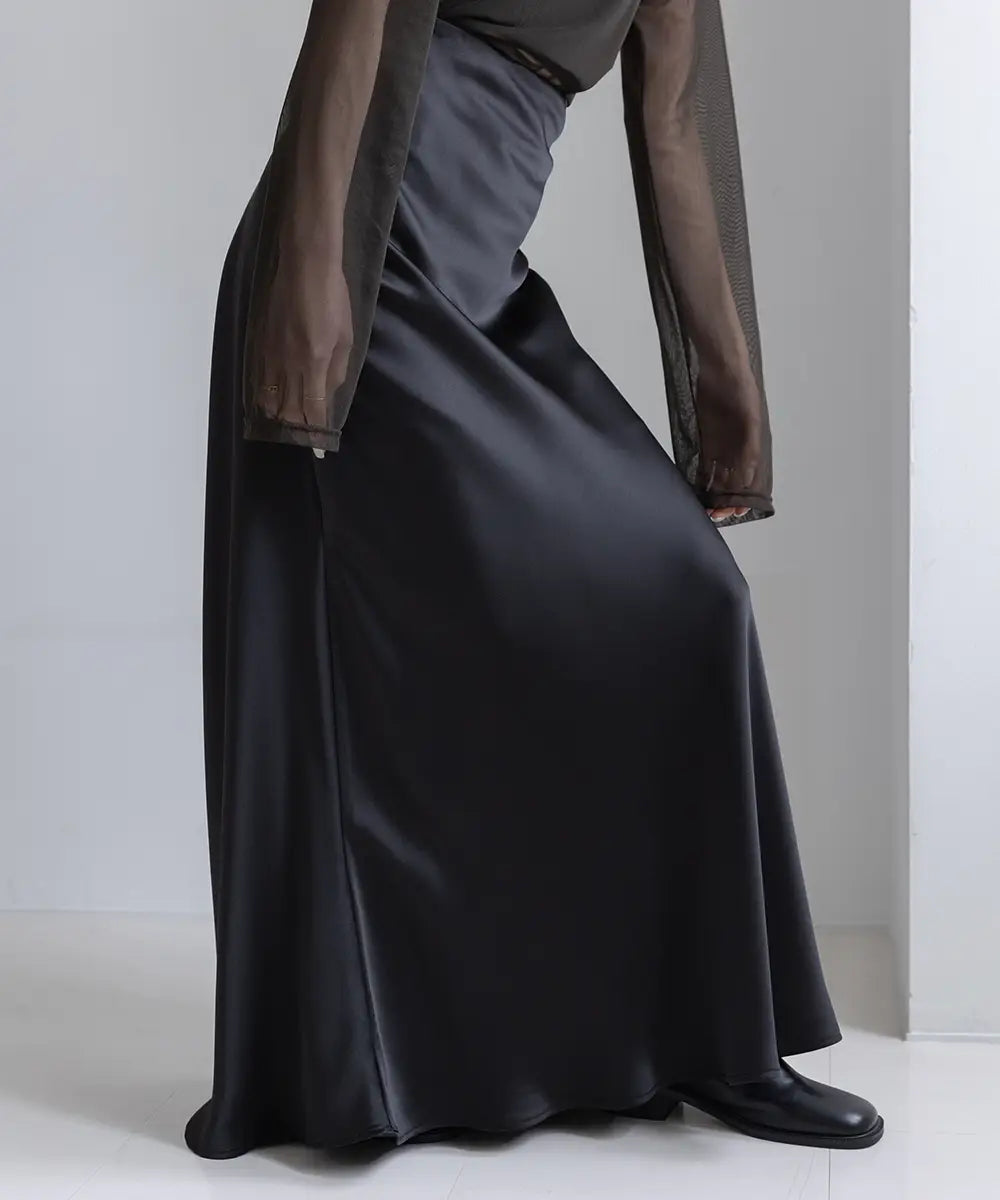 Satin Flare Skirt