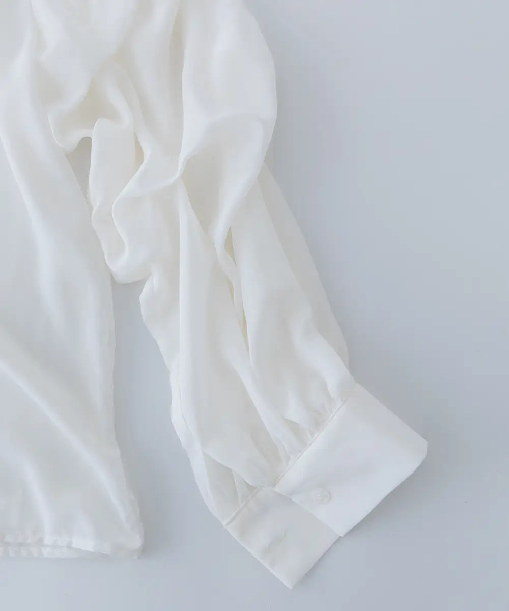 Shirring Sleeve Shirt