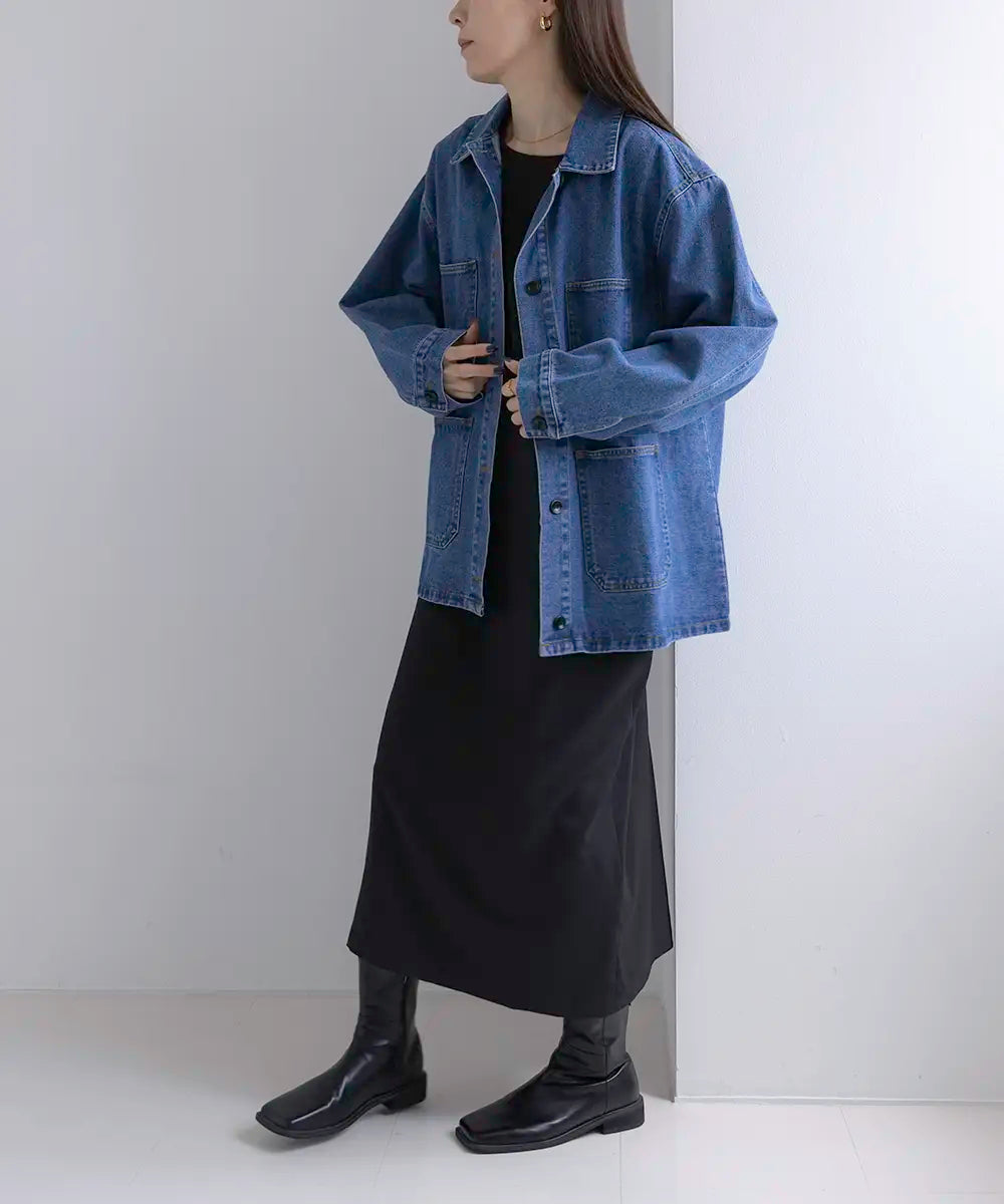 Denim Coverall Jacket