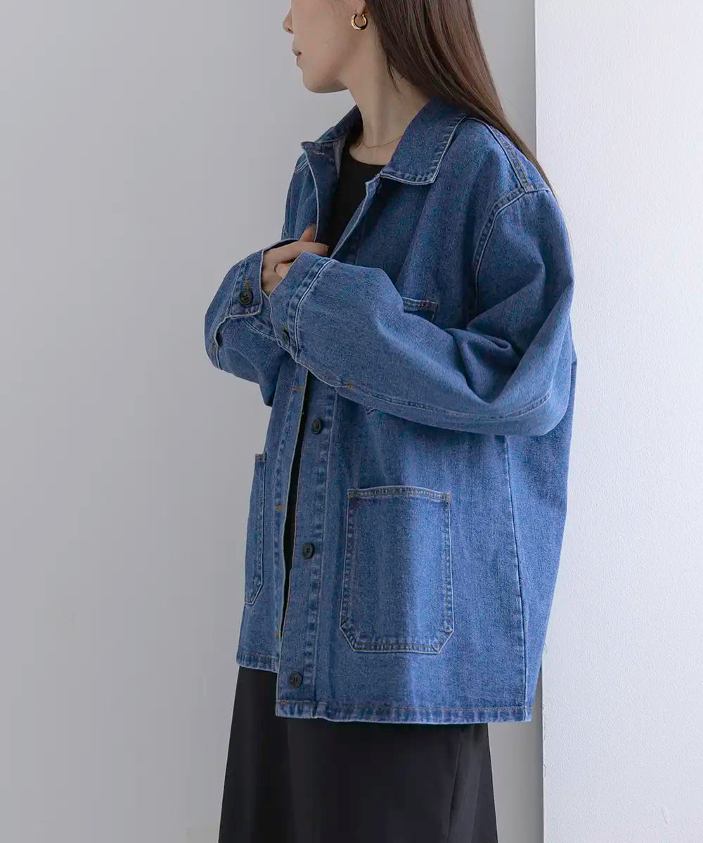 Denim Coverall Jacket