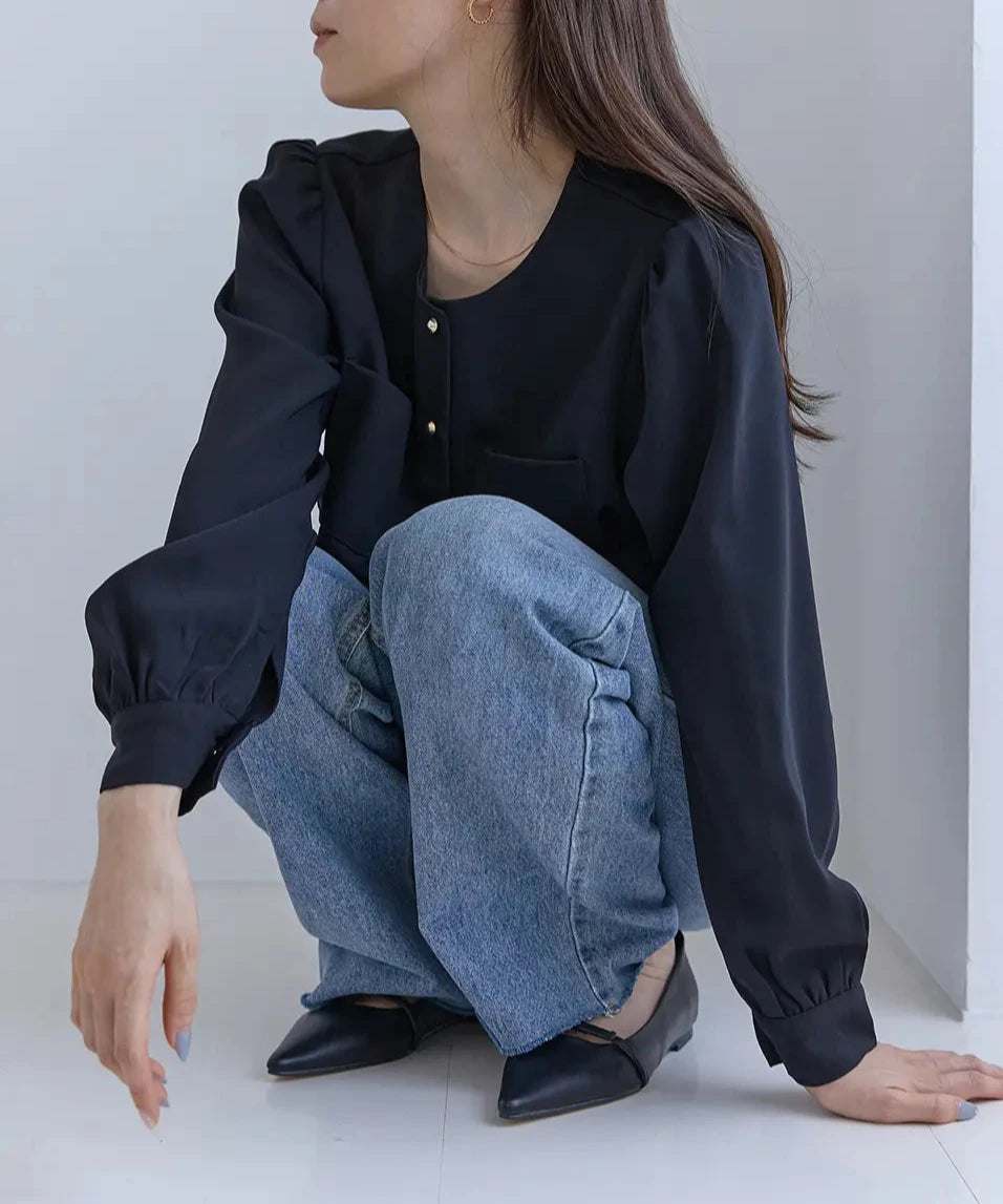 Chest Pocket Blouse