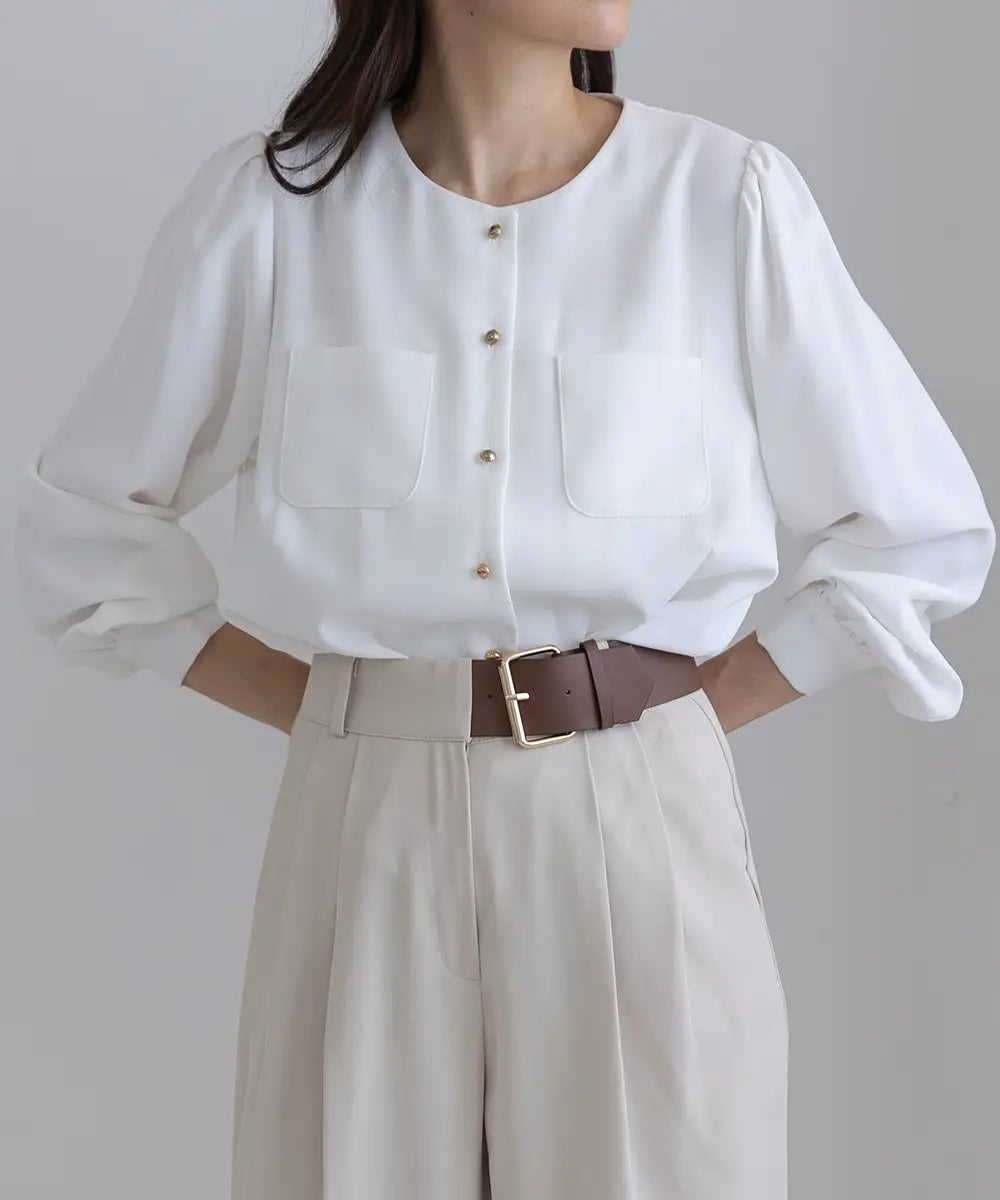 Chest Pocket Blouse