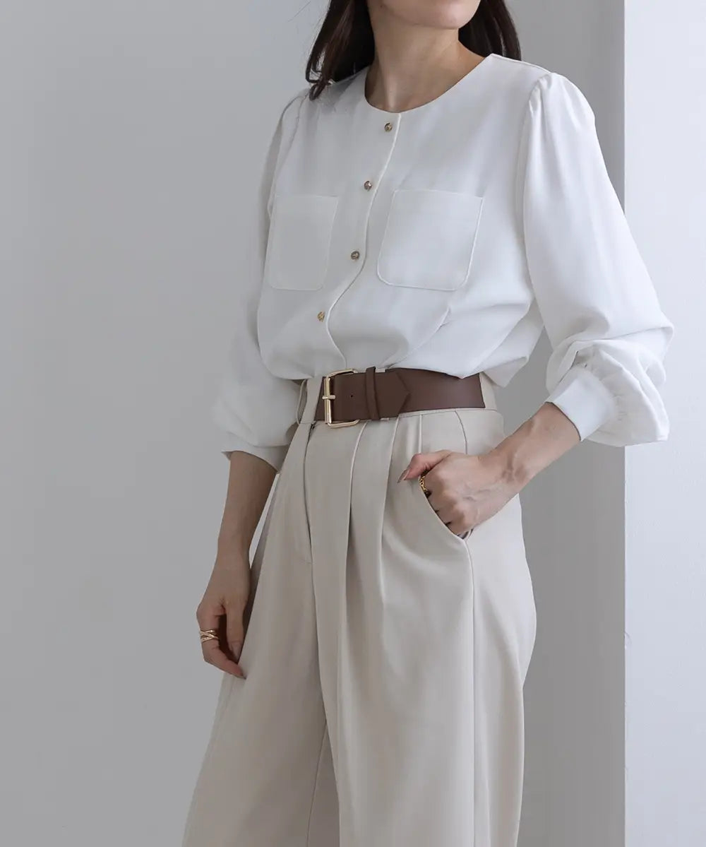 Chest Pocket Blouse