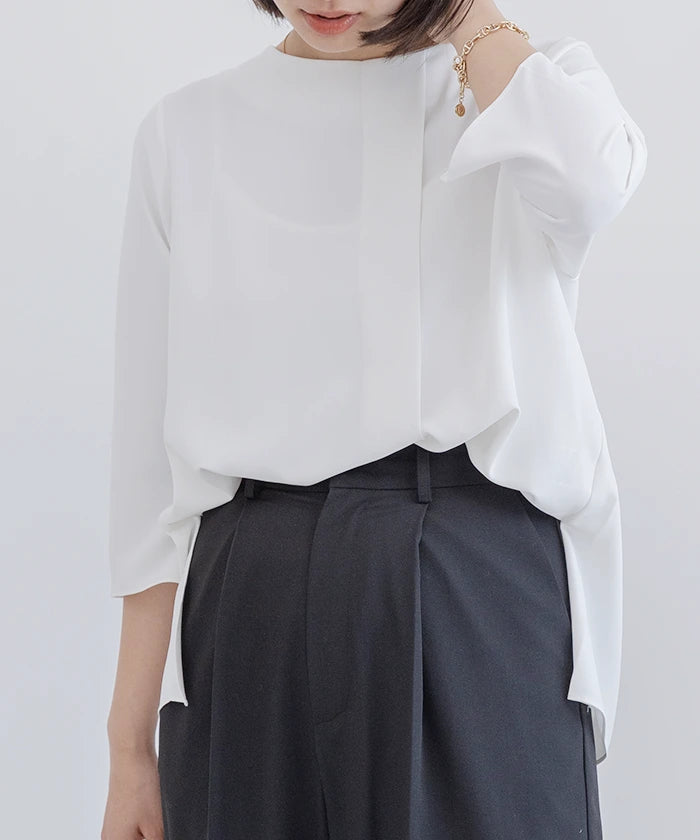 Asymmetry Chiffon Tops