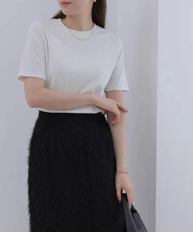 Simple Rib CrewTee