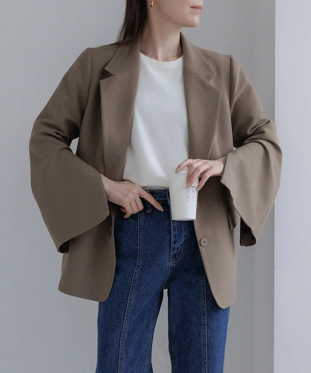2WaySleeve Slit Jacket