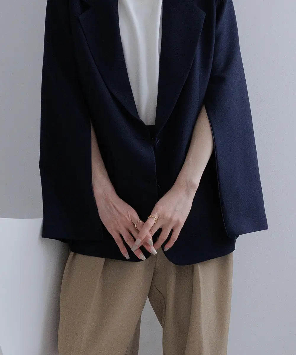 2WaySleeve Slit Jacket