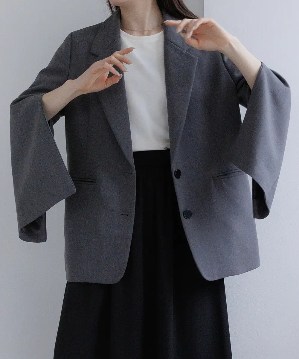 2WaySleeve Slit Jacket