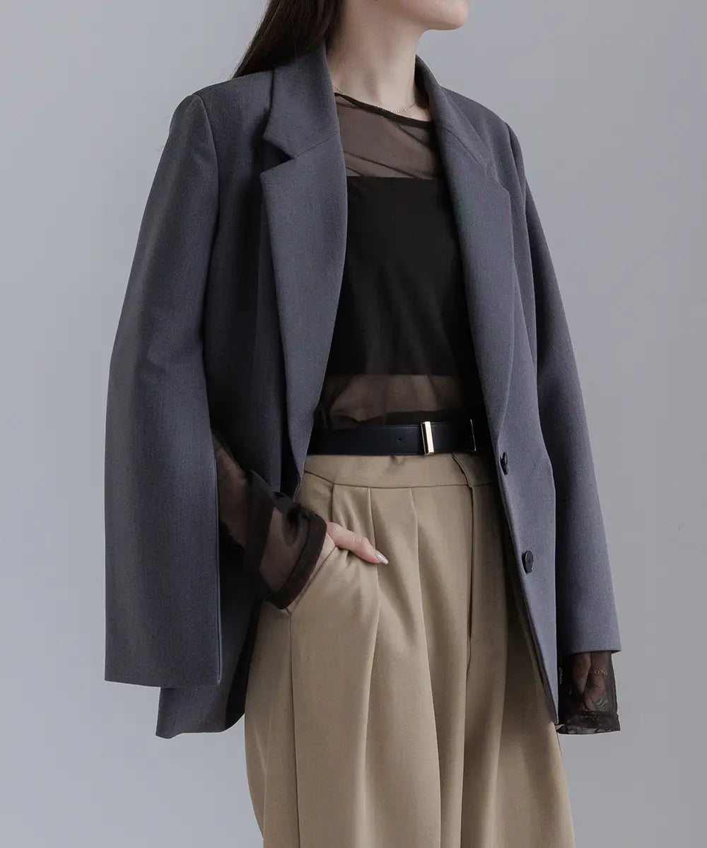 2WaySleeve Slit Jacket