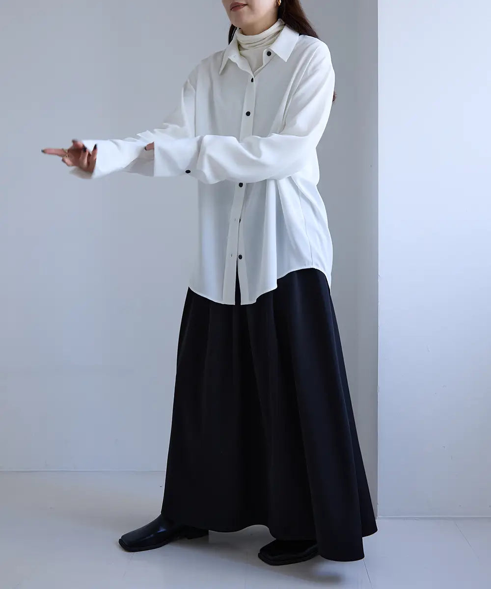 Gather Flare Skirt