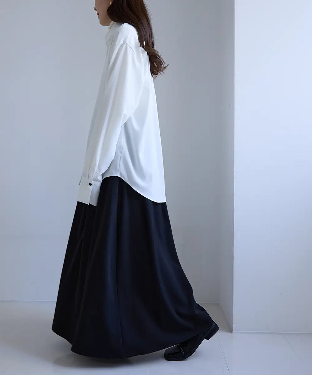 Gather Flare Skirt