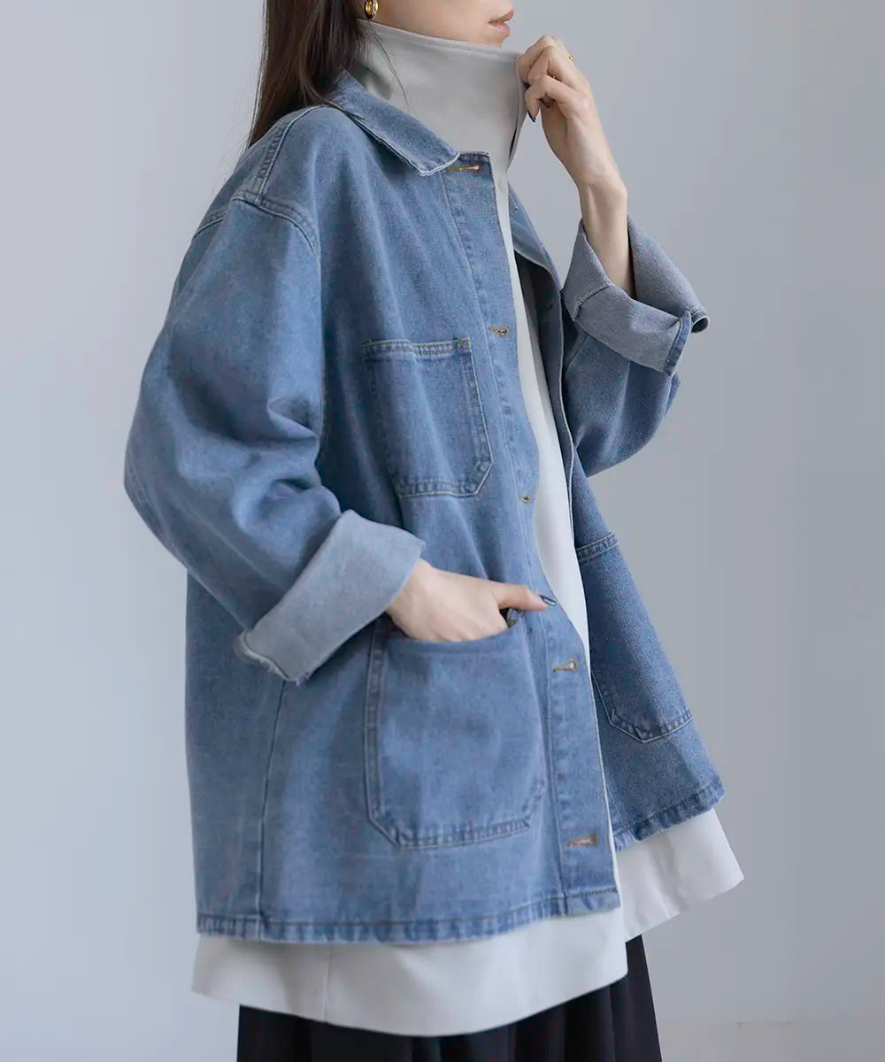 Denim Coverall Jacket