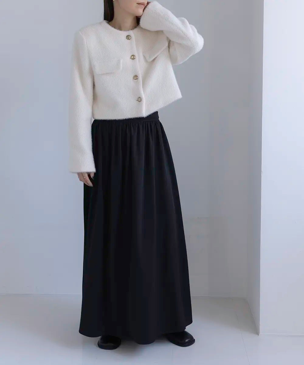 Gather Flare Skirt