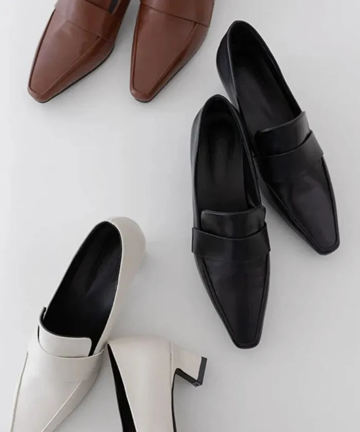 PointedToe Heel Loafer
