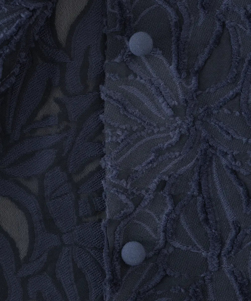 Sheer Jacquard Jacket