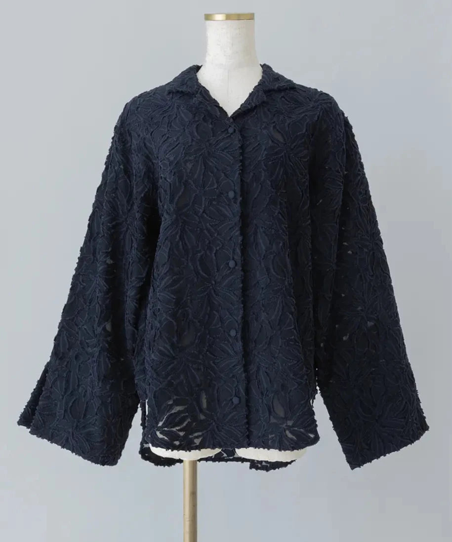 Sheer Jacquard Jacket