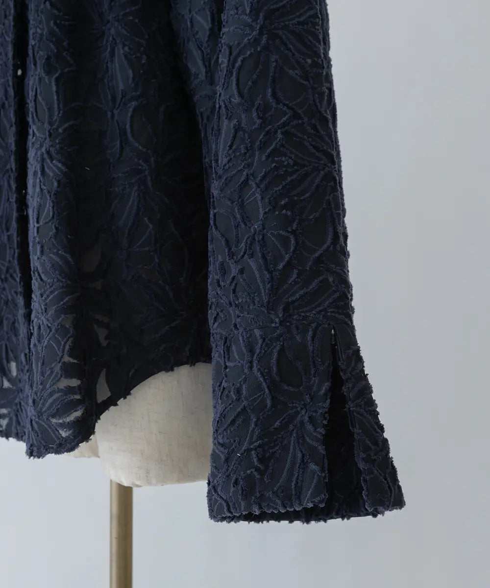 Sheer Jacquard Jacket