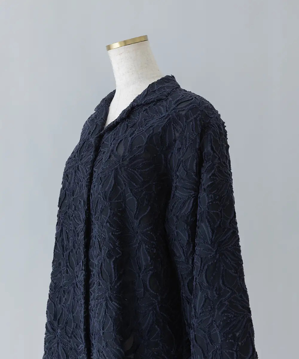 Sheer Jacquard Jacket