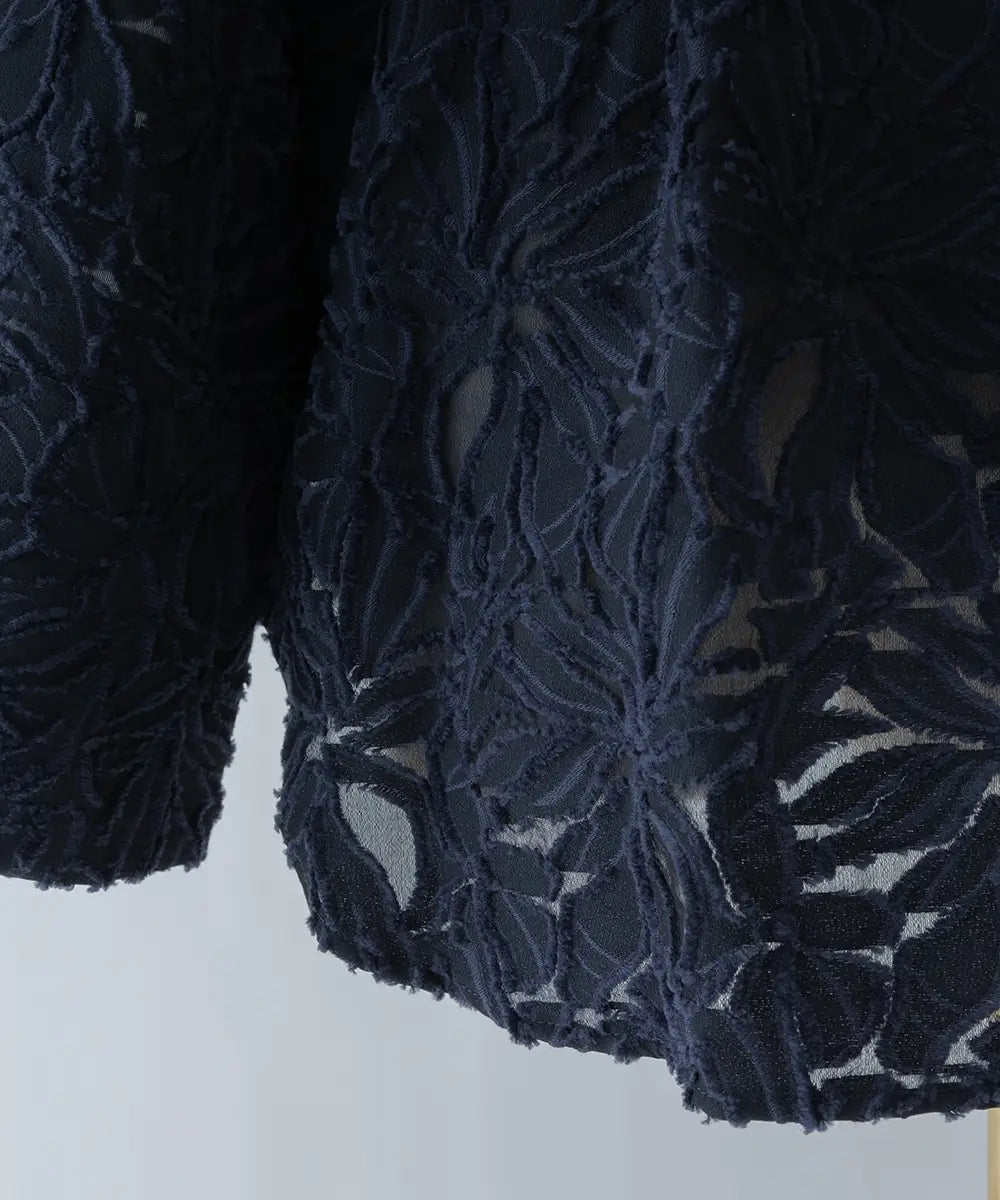 Sheer Jacquard Jacket