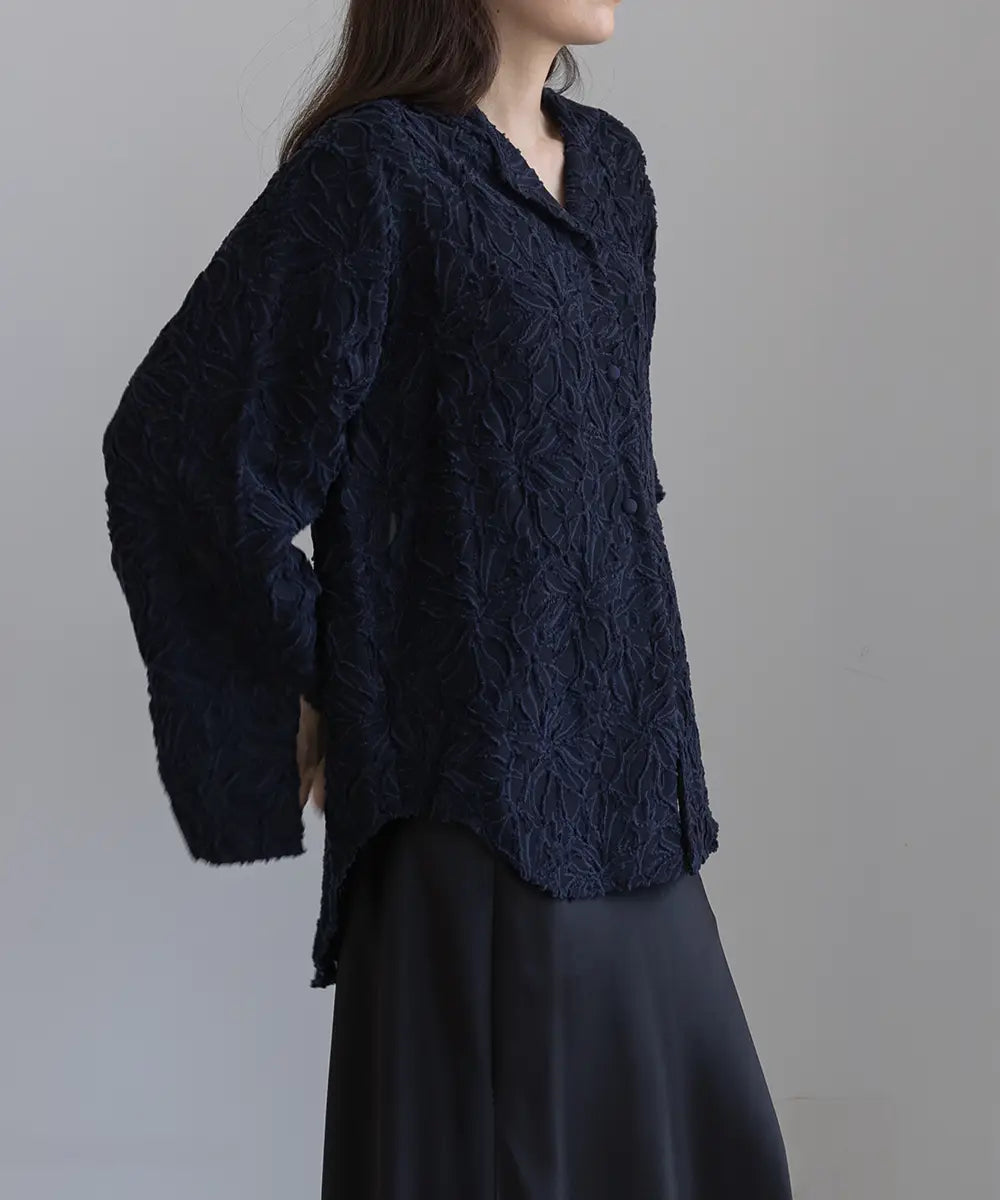 Sheer Jacquard Jacket