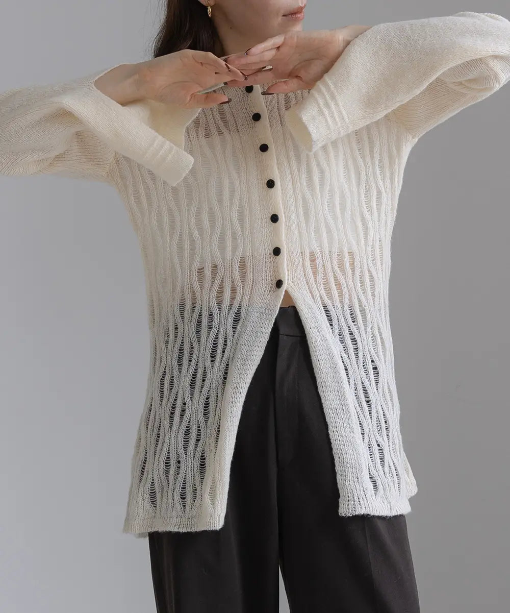 Openwork Knitting Shirt