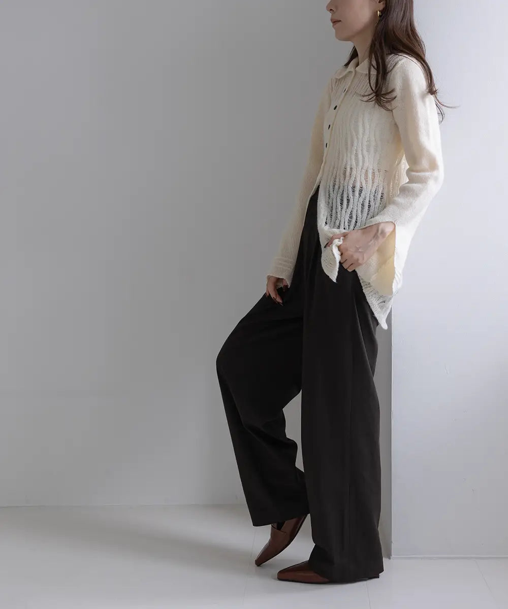 Openwork Knitting Shirt