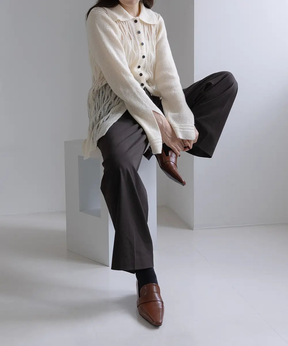 Openwork Knitting Shirt