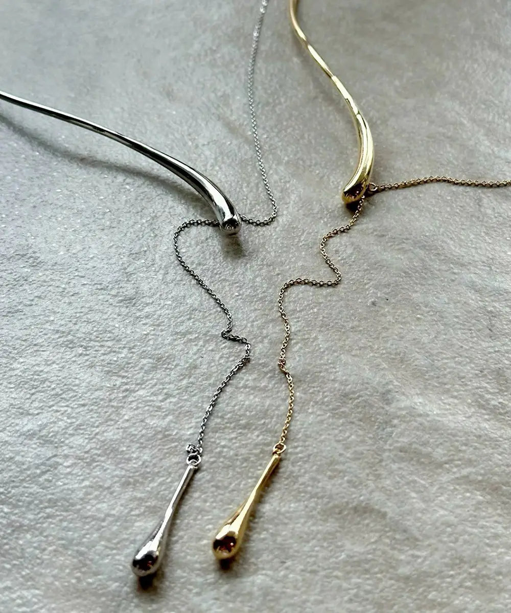 Asymmetry Drop Necklace
