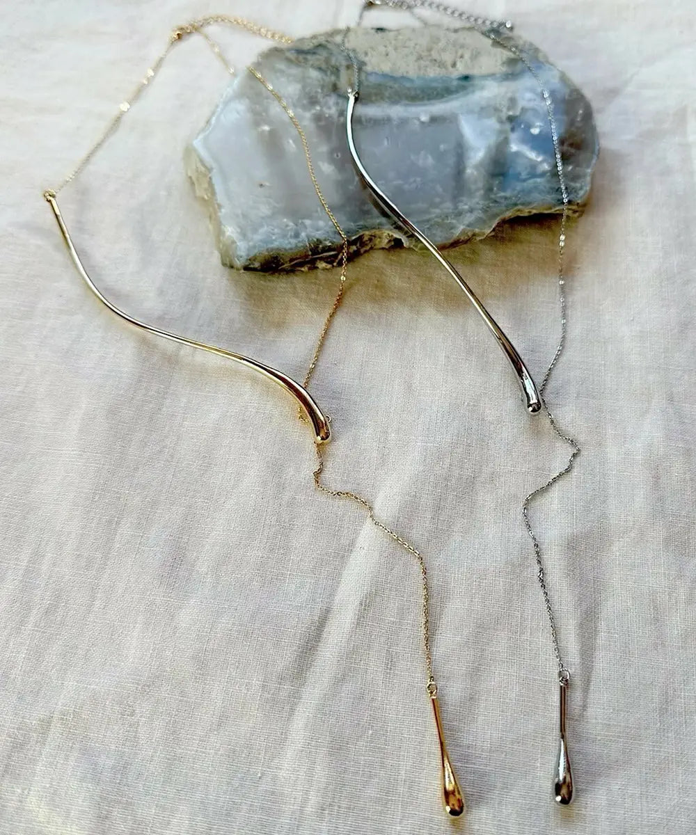 Asymmetry Drop Necklace