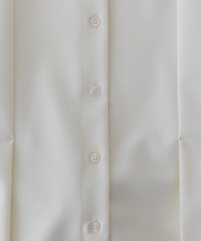 Bandcollar Peplum Blouse
