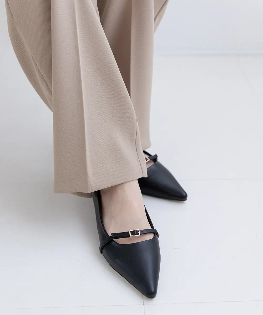 PointedToe Belt Pumps