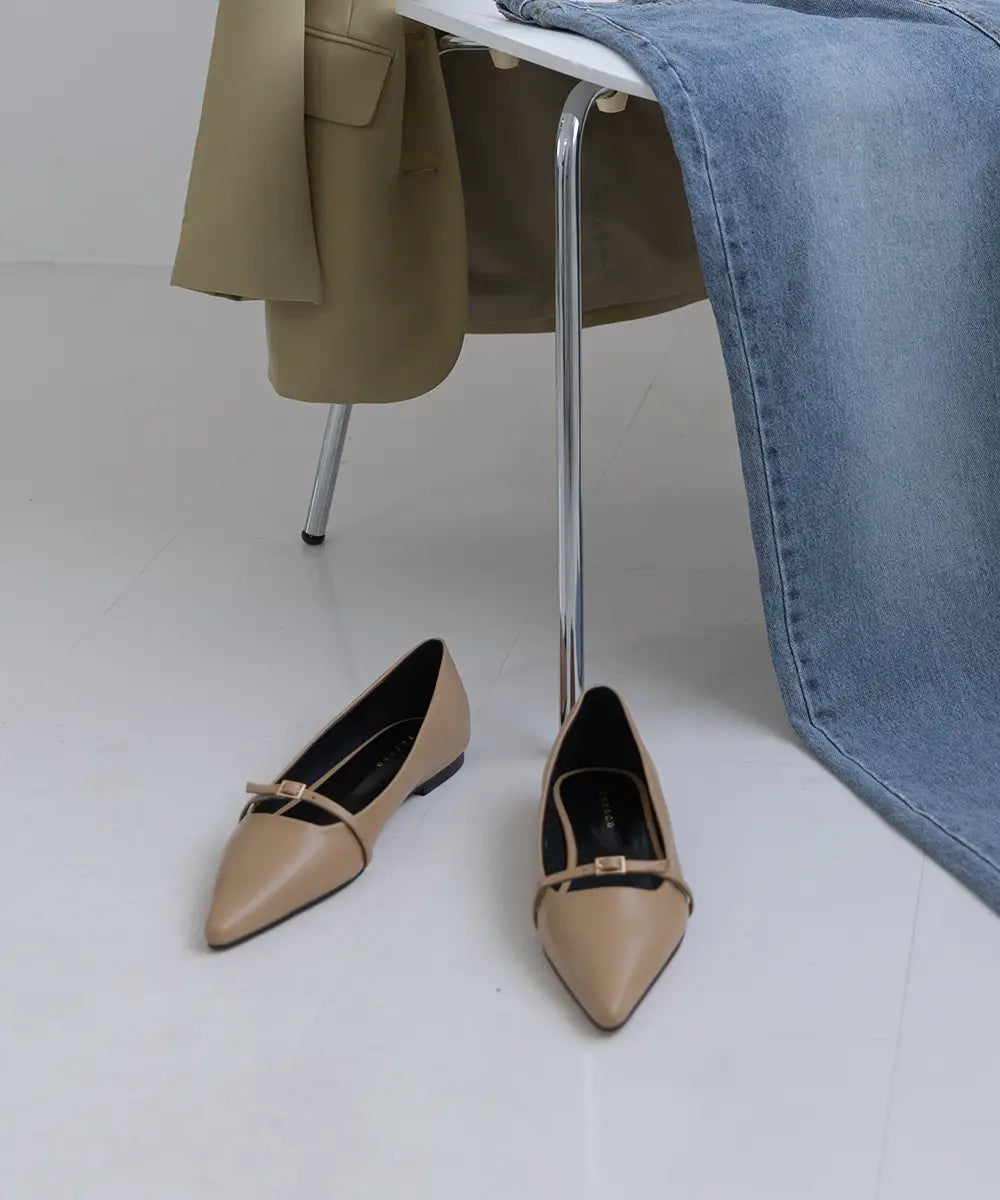 PointedToe Belt Pumps