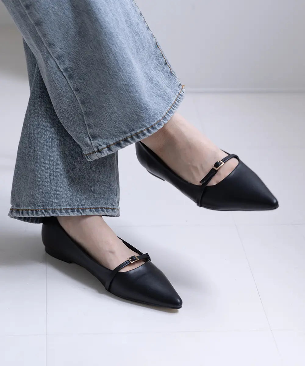 PointedToe Belt Pumps