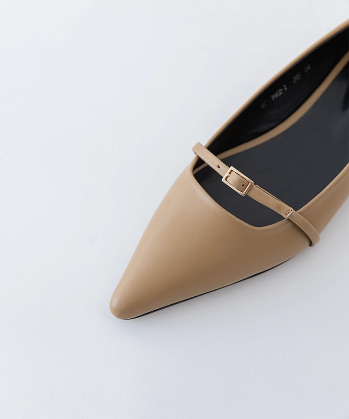 PointedToe Belt Pumps
