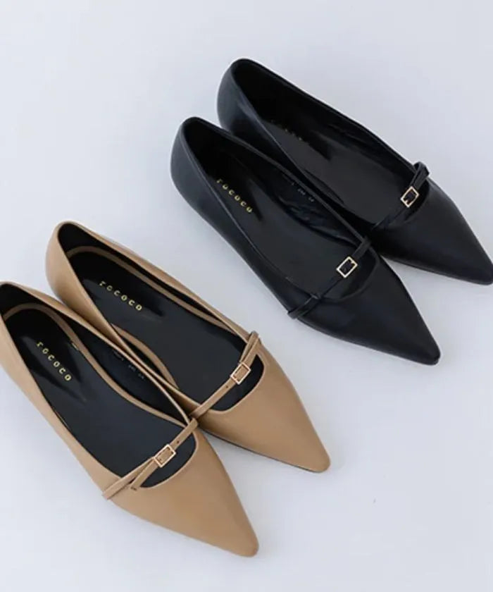 PointedToe Belt Pumps