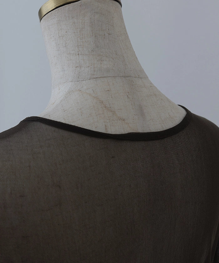 Nuance 2way Sheer Tops