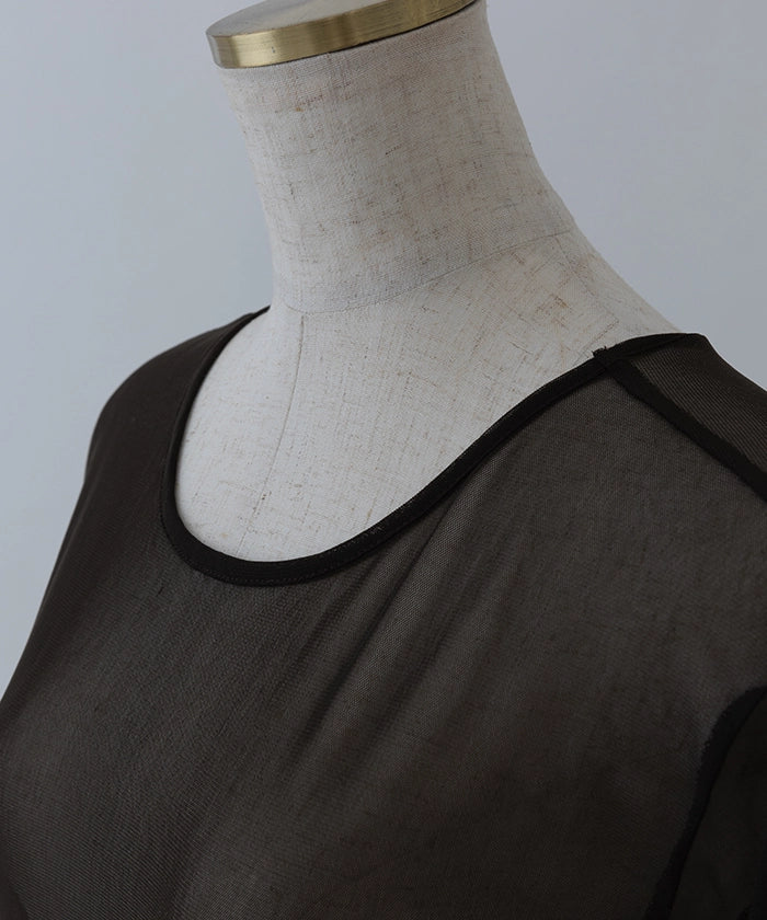 Nuance 2way Sheer Tops