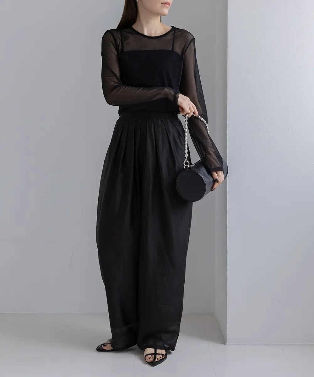Nuance 2way Sheer Tops