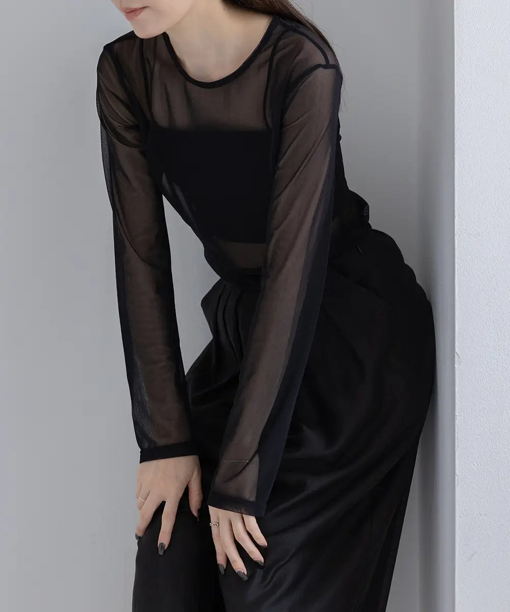 Nuance 2way Sheer Tops