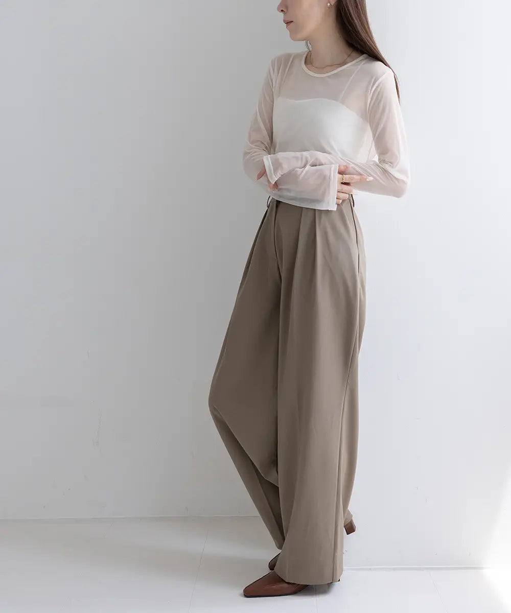 Nuance 2way Sheer Tops