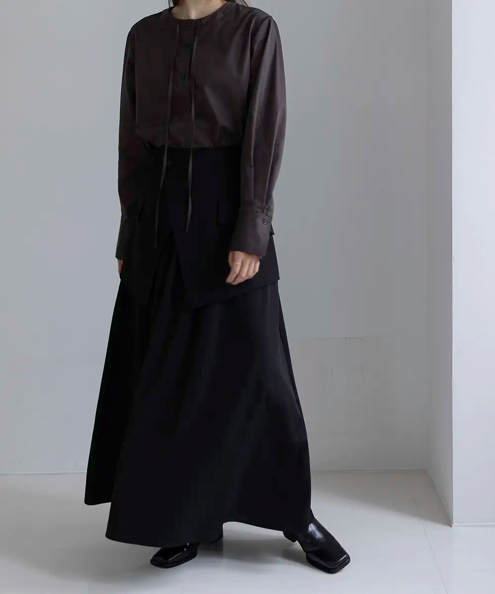 Gather Flare Skirt
