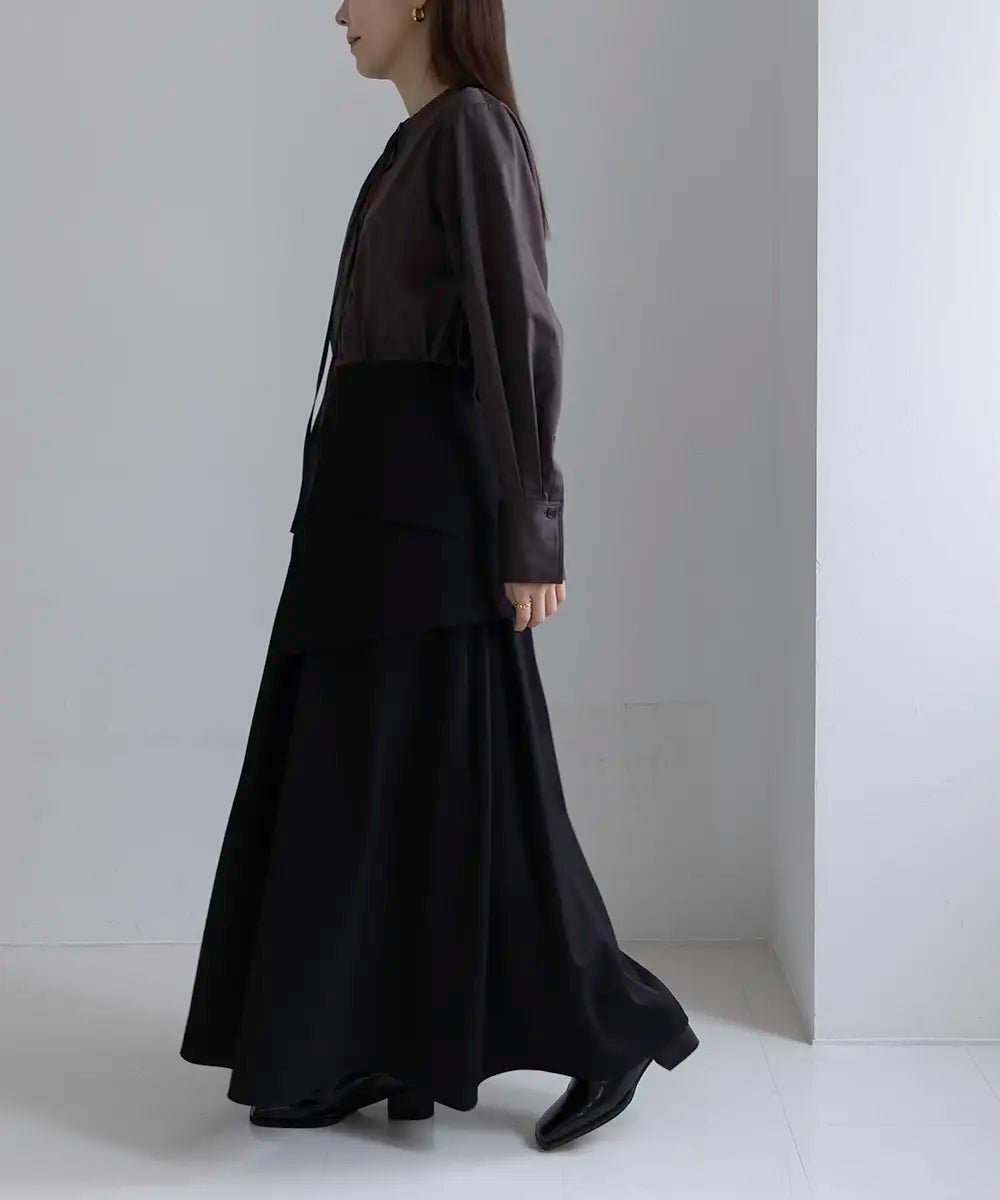 Gather Flare Skirt