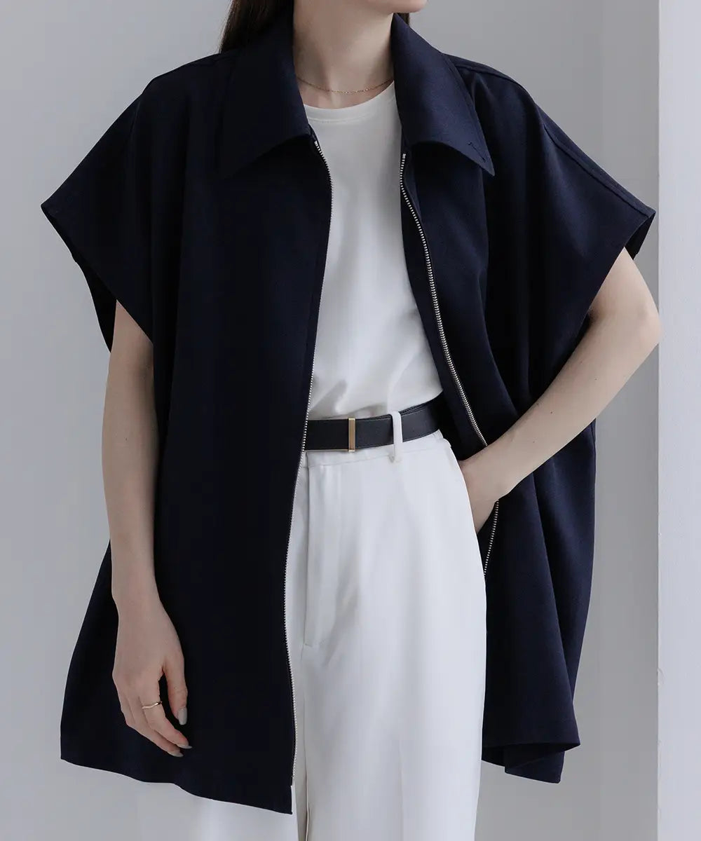 2way Collar Cape Vest