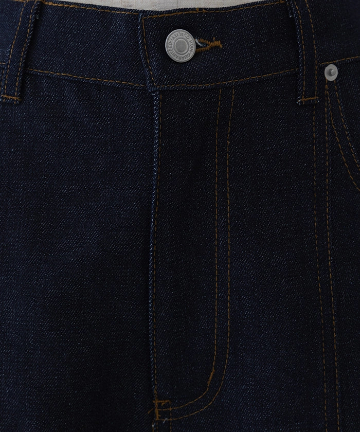 Denim Seam Curve Pants